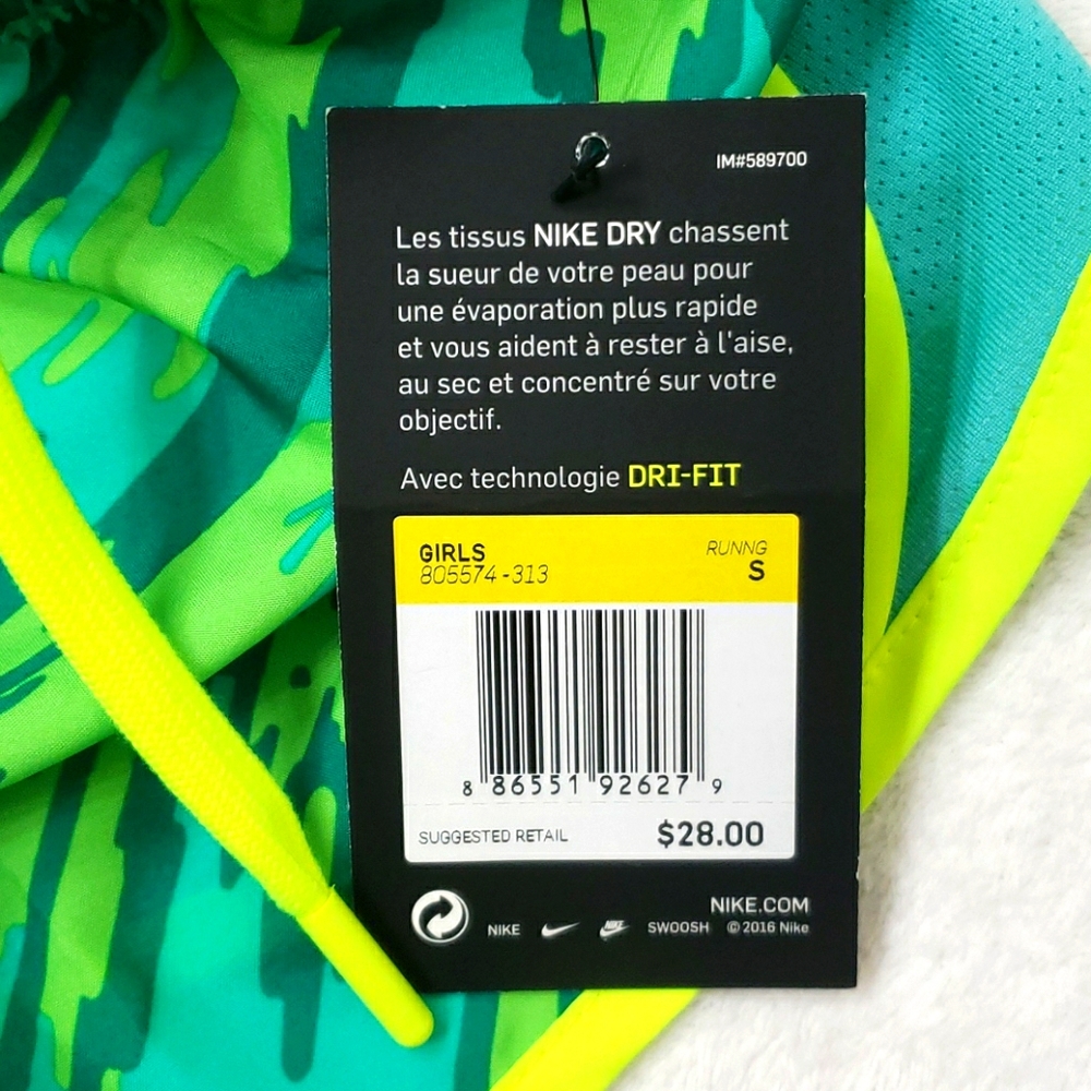 Nike girls S running dri-fit athletic shorts NWT - Picture 7 of 11